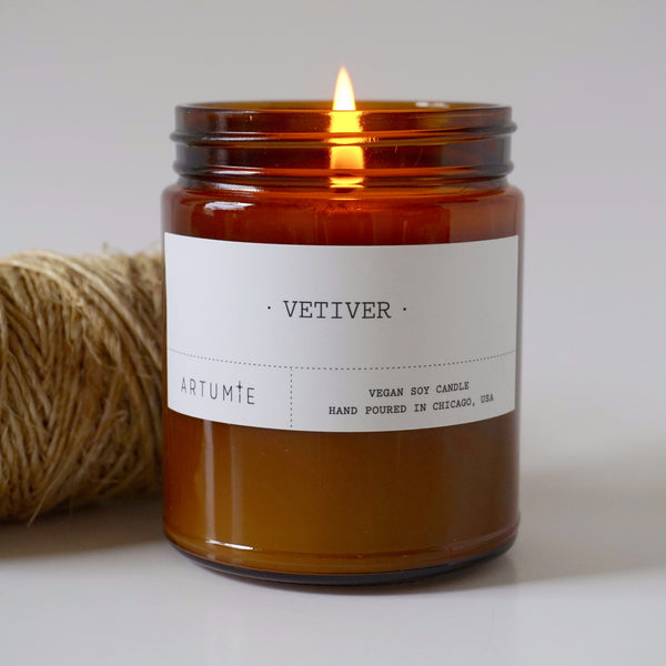 Vetiver 9 oz Soy Candle