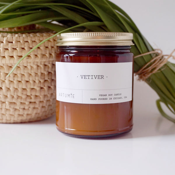 Vetiver 9 oz Soy Candle