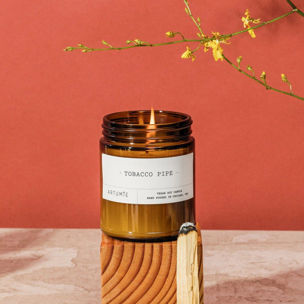 Tobacco Pipe 9 oz Soy Candle